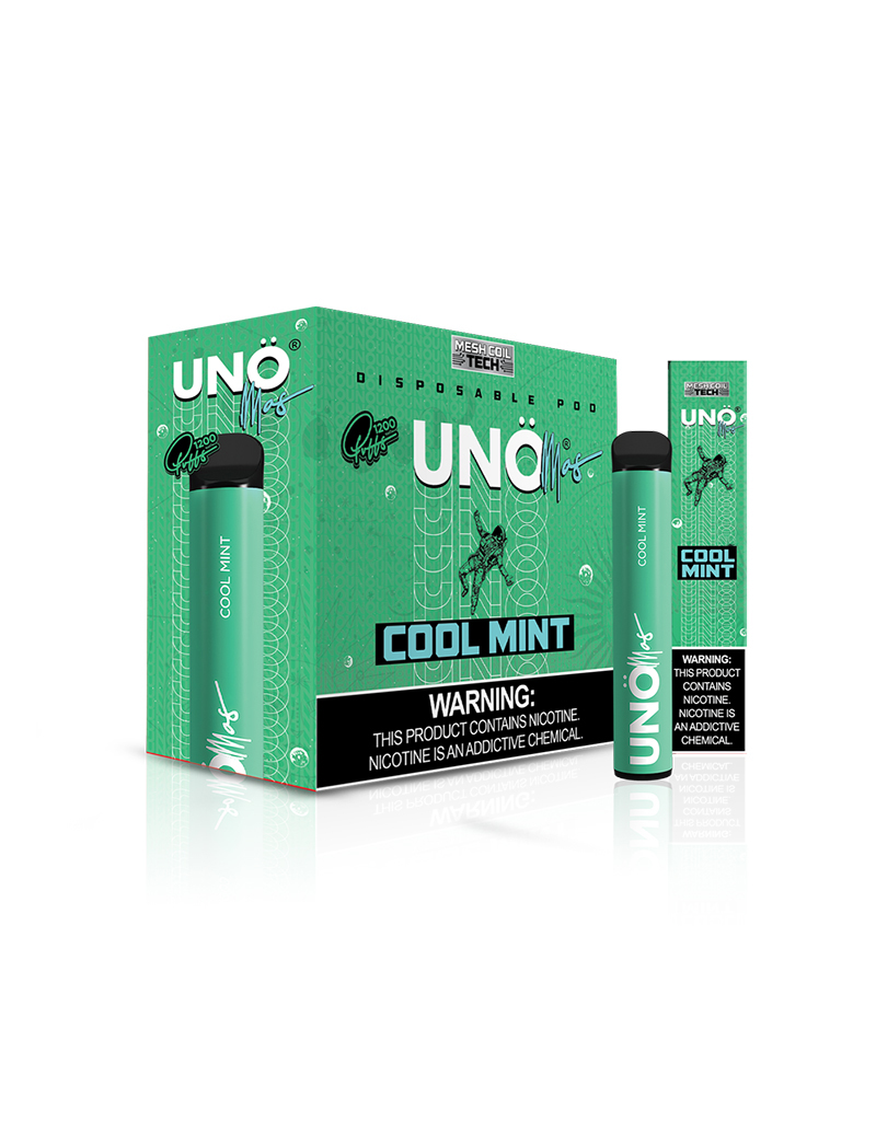 Cool Mint UNO MAS Disposable (Box of 10) Vape UNO US