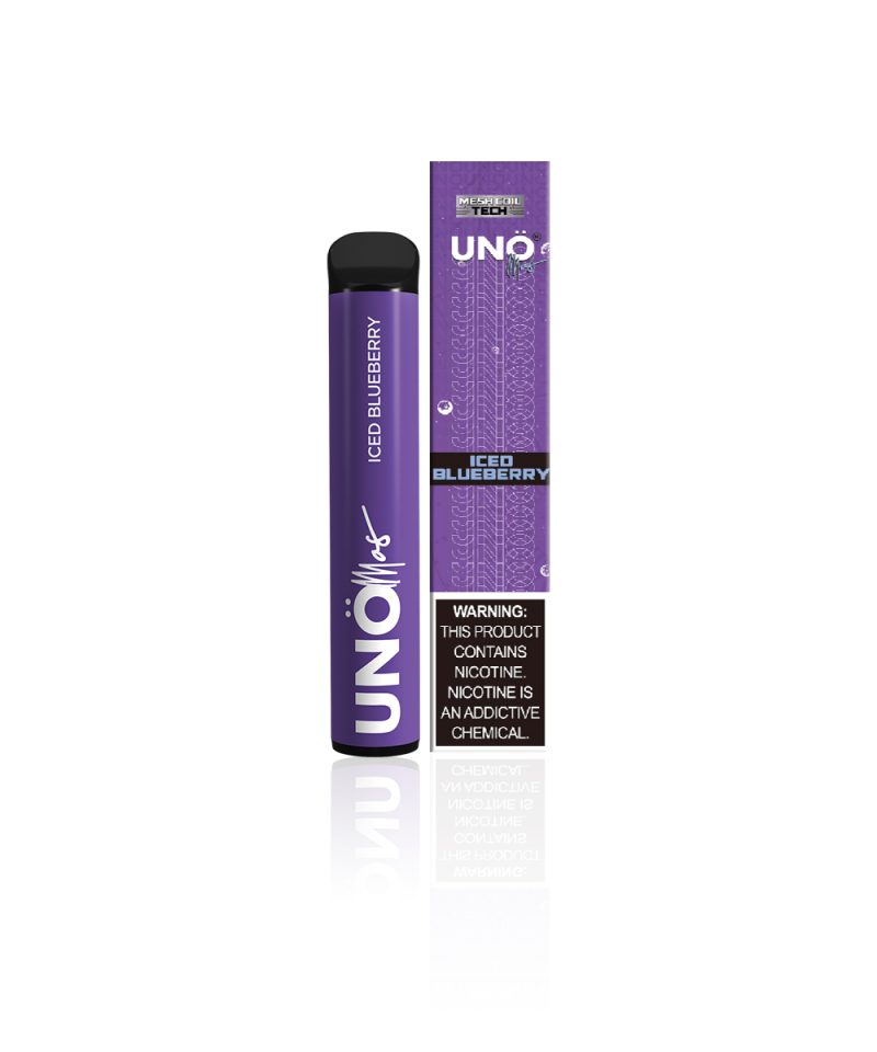 Get Iced Blueberry UNO MAS Disposable - Vape UNO US